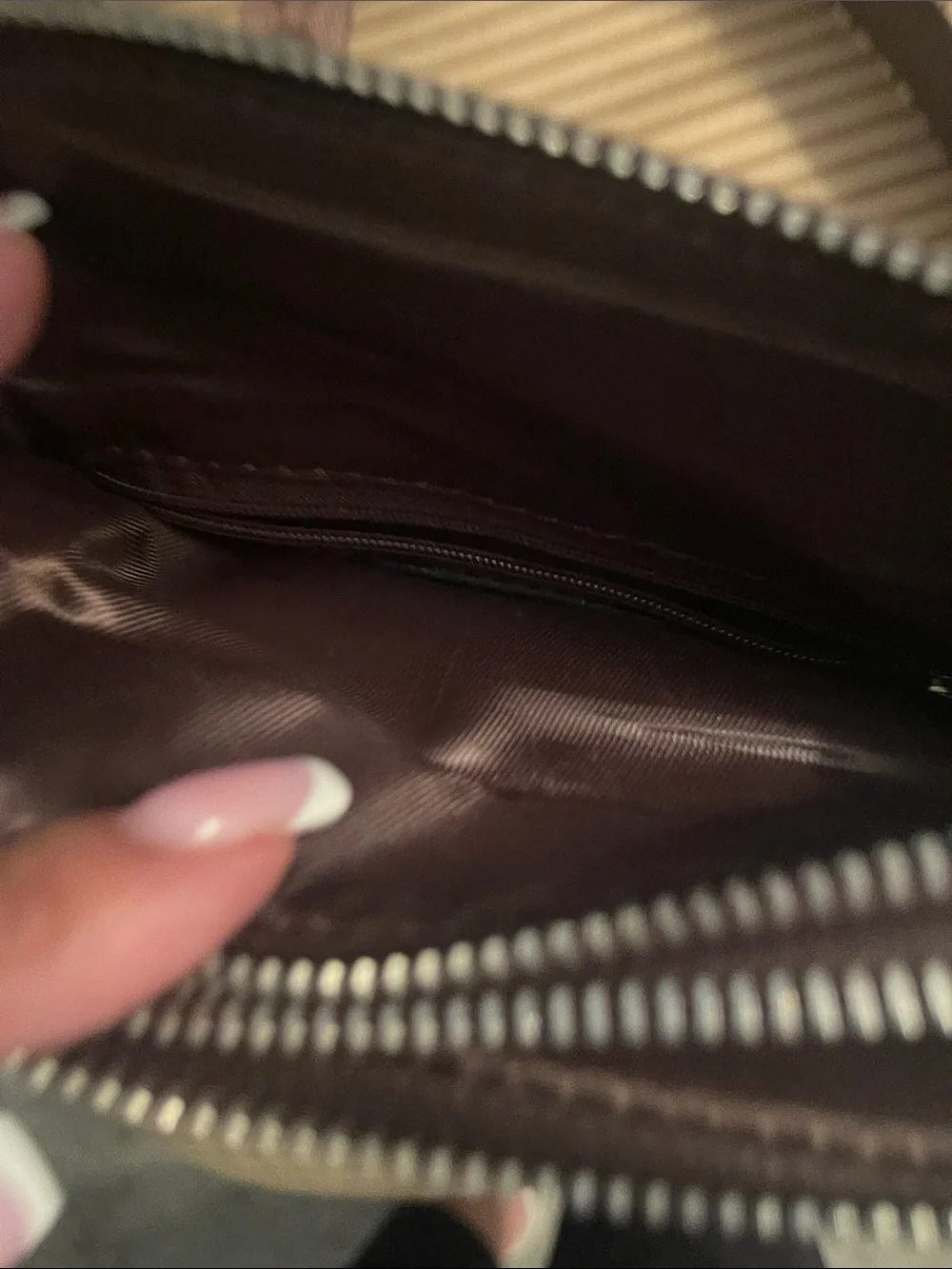 Gucci Brown GG Supreme Messenger Bag with Red-Blue Web Stripe